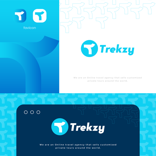 Trekzy - An online travel Agency Design by Yippika