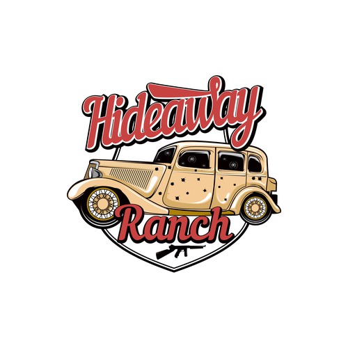 Bonnie and Clyde* Hideaway Ranch Logo/Brand design! Design by Fast Studio⚡