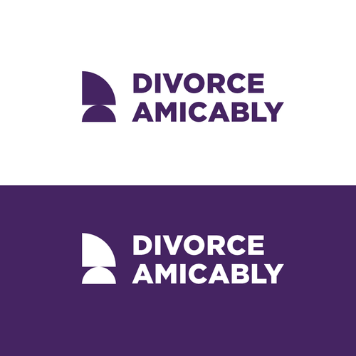 Logo for a new, healthy way for reasonable people to divorce Design by made by mades