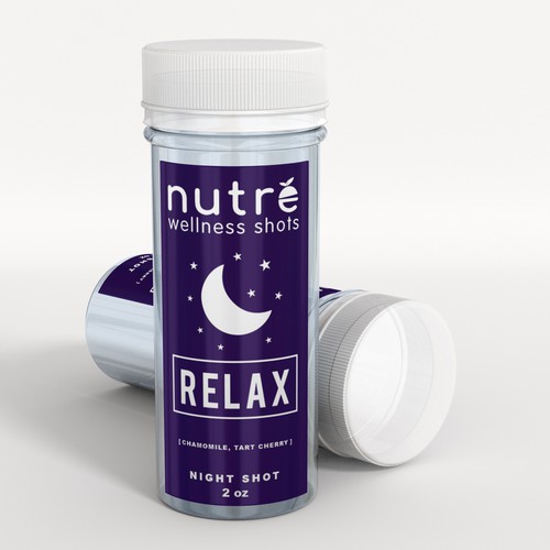 Small Wellness Shot Label! Design by interaksi