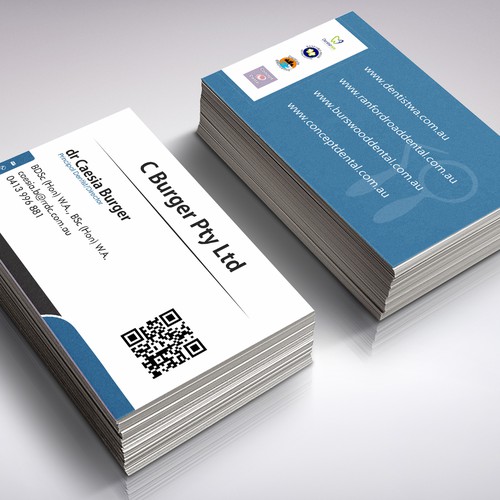 create professional cards for our dental business Design réalisé par grintdeveraux