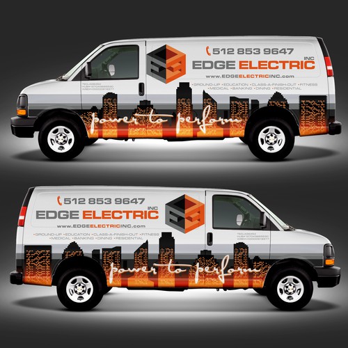 Chevy Express Van Wrap Template