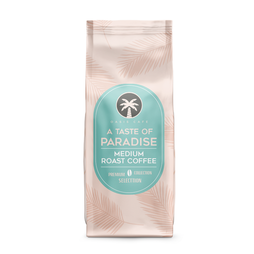 OASIS CAFE COFFEE BEAN PACKAGING DESIGN Design by VoiceDesign