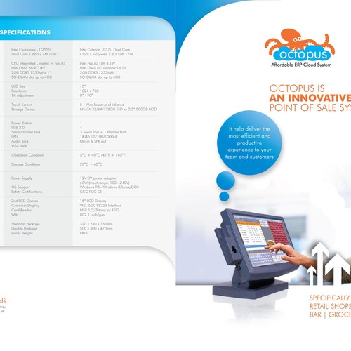 Create a classy and luxury look for a POS brochure Design by Downeyz