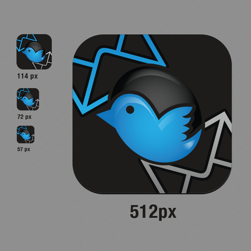 Create iOS App Icon for TwitChat™ for Twitter  Design by akaVanyok
