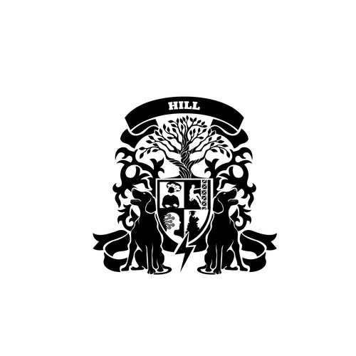 Family Crest Tattoo Design-ontwerp door udaraij