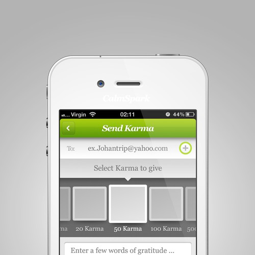 mobile app design required デザイン by CalmSpark App Design