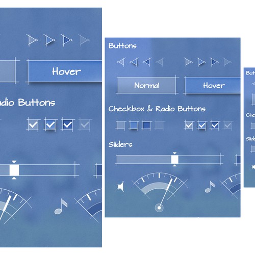 Video Game UI Concept (updated) Réalisé par Liu Design