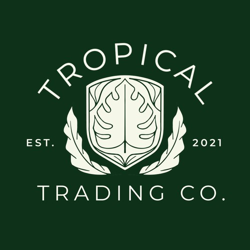 Design a tropical plant company- design a modern/elegant and new age logo with an Antique touch for por reza ernanda