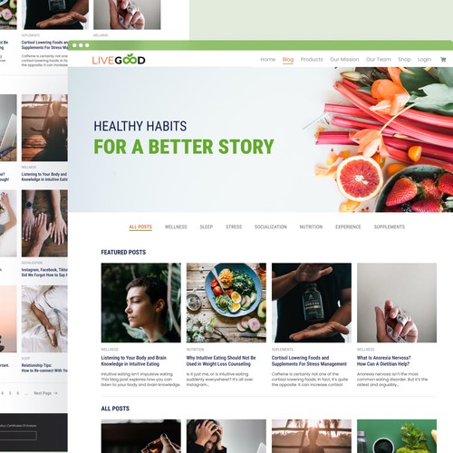 Web page design contest entry by Miki's Design