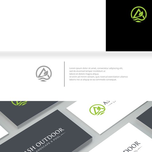 Landscape / Pool Company Rebrand Design by SEshad