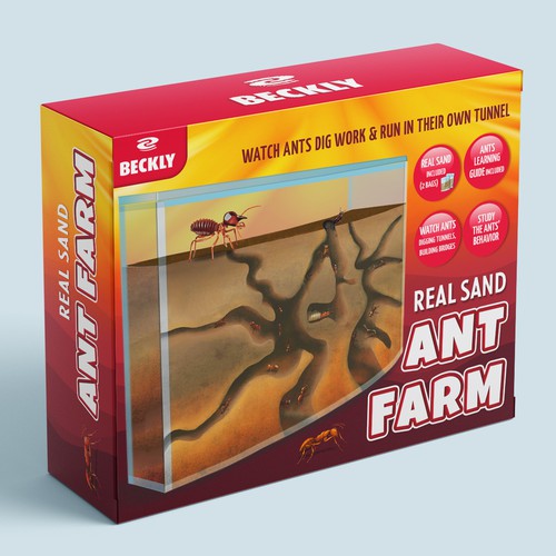 Eye Catching Ant Farm Box Design Design by Radmilica
