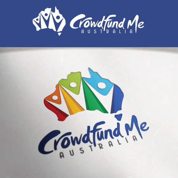 Design by Eriek Satya titled "Crowdfund Me Australia Logo"