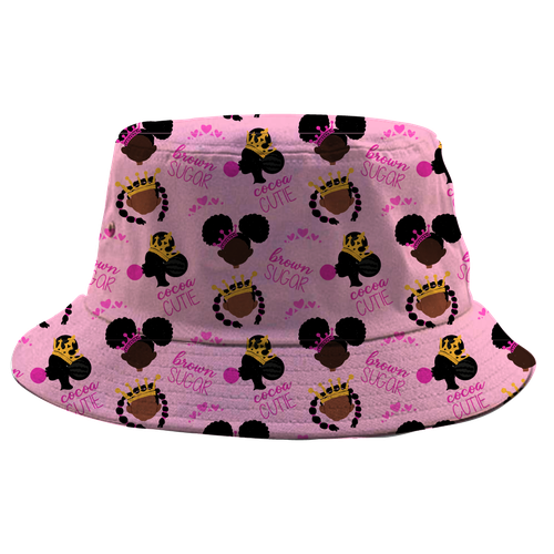 Bucket Hat Designs for Girls (black culture theme) Design by ash00 Designs
