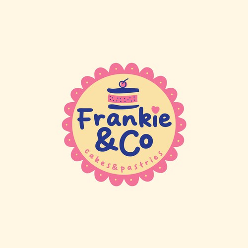 Fun logo for cake shop in Lisbon Diseño de ALINAsINK