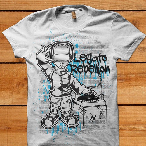 Legato Rebellion needs a new t-shirt design Diseño de Krash63