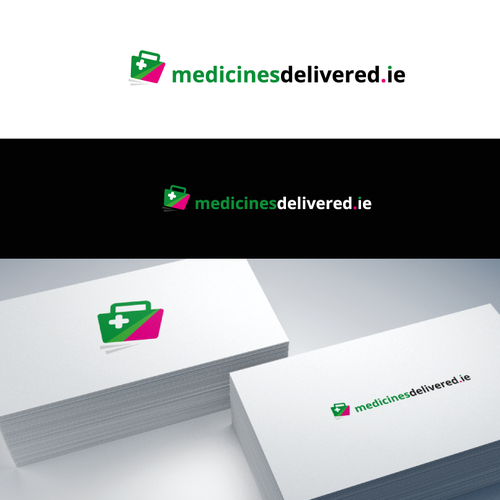 logo for online pharmacy medicinesdelivered.ie Design by design by NIKA