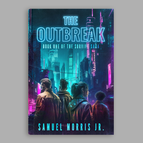 Sci-fi book cover with horror elements needed. Design by ZeppelinDG