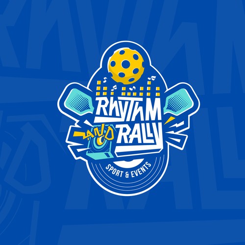 Music Meets Pickleball! Cool, musical logo for sports facility Design by Yeison Higuera