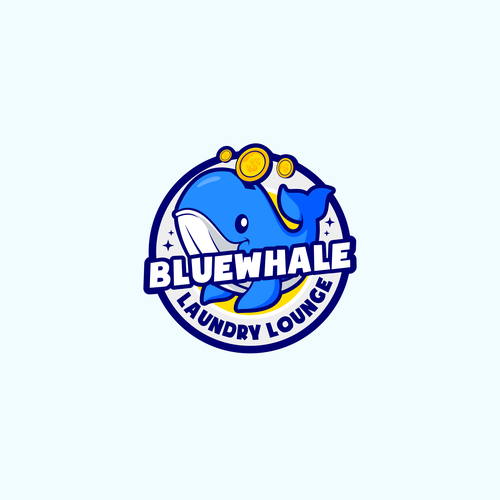 Unleash Your Creativity, Logo Design for "Blue Whale Laundry Lounge" Design by asmui11