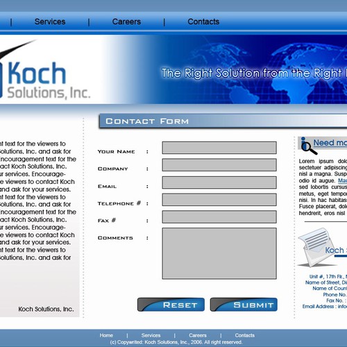 $500.00 Website template (Design only) Design by pinoydesign