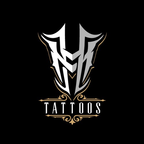 Darkart logo for an up & coming tattoo artist. Design by Art`len