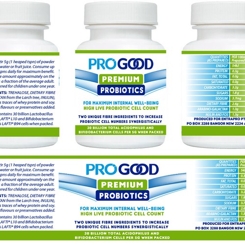 Logo Design Contest for Probiotic Maker