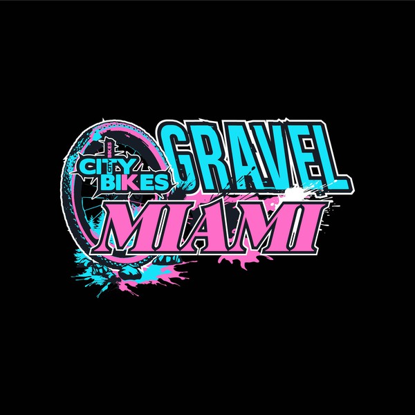 City Bikes Gravel Miami Logo Design