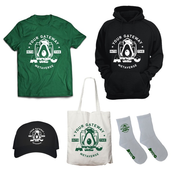 NFT Gaming Guild Apparel Merchandise Package Design Contest