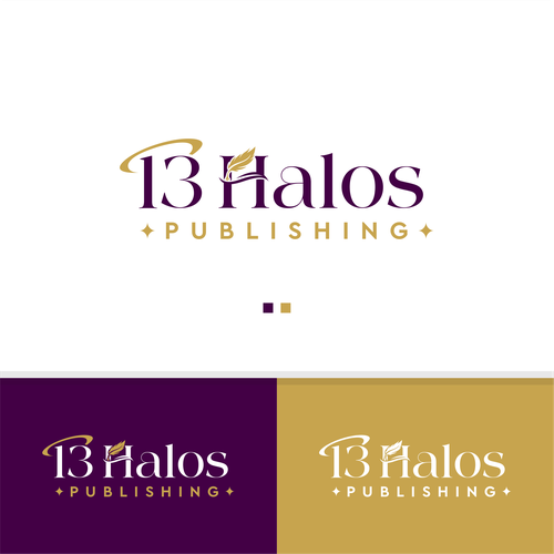 13 Halos Publishing logo Diseño de StudioJack