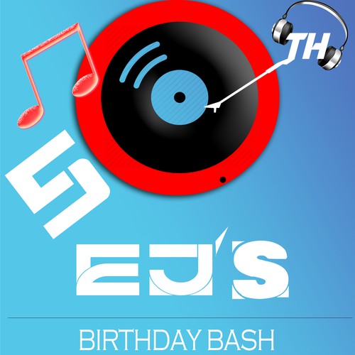 We need a logo for my friend EJ's 50th birthday bash Design by Brahianx