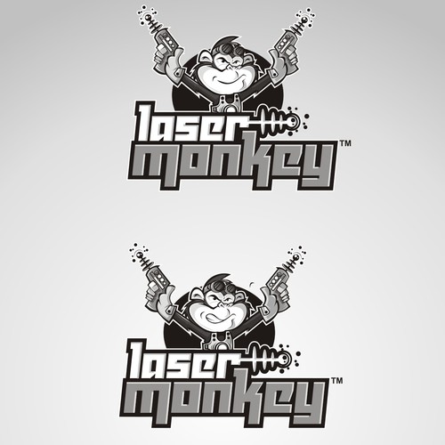 Design di CARTOON MONKEY with LASER di AGUSTCHRISTOFER
