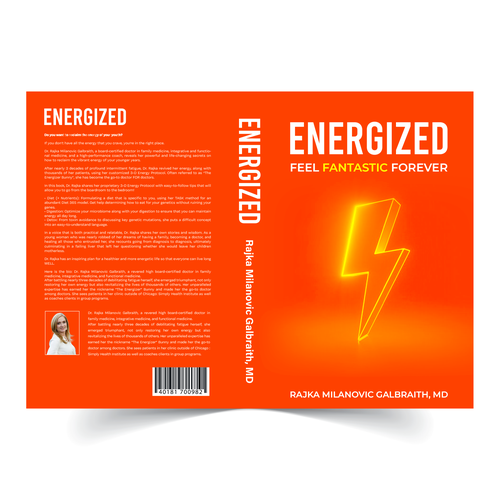 Design a New York Times Bestseller E-book and book cover for my book: Energized Design by kalatim
