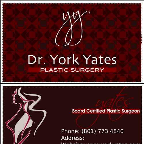 Dr. York Yates Plastic Surgery - business card Design by Benjovengo