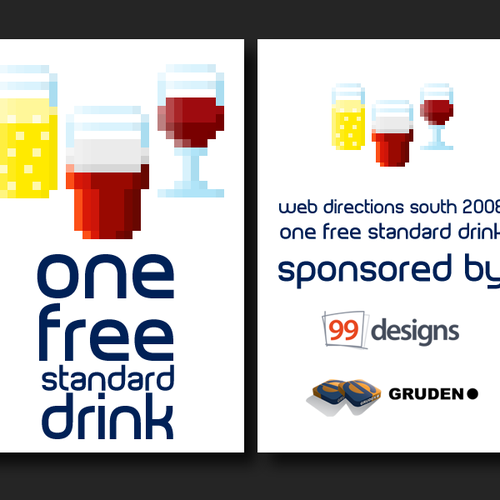 Design di Design the Drink Cards for leading Web Conference! di Adam Brenecki
