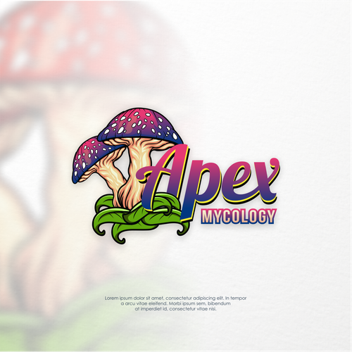 Fresh New Mushroom Gummy Brand - Colorful, Modern, Youthful, Psychedelic Design von Athar_Z