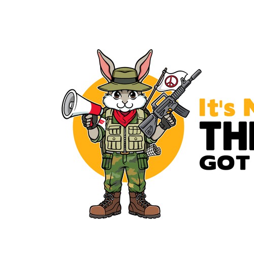 Designs | The Rabbits Got the Gun! Mascot/Caricature - Help us fight ...