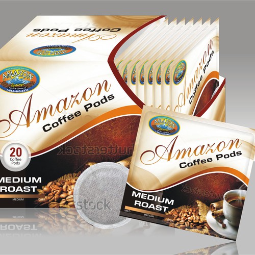 Designs Amazon Springs Water Co. Ltd. Looking for Coffee Packaging
