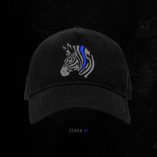 Edgy, Tough, Rugged, clothing Logo cleverly combining "Zebra" and "51" in a unique way. Diseño de c2apurva