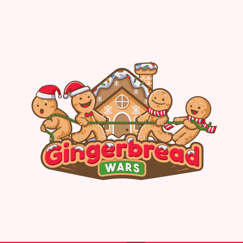 Create a fun and playful logo for Gingerbread Wars -- a holiday event company! Design by Monkey_Zen