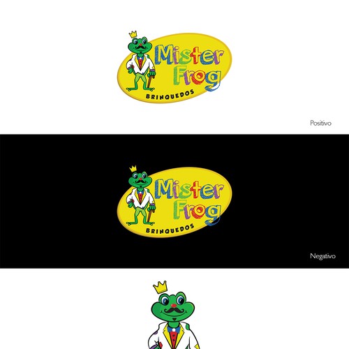 Mister Frog Toy Shop Searchs: Logo + Visual Identity Design by Mariana Torres