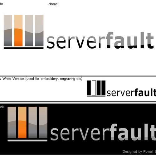 logo for serverfault.com Réalisé par Powell Studios