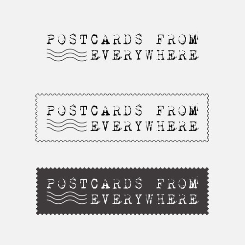 Postcards from Everywhere Logo Design by Taslima Karim