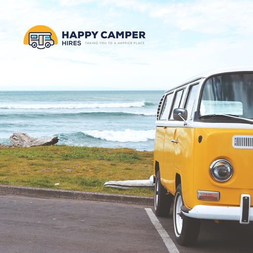 Diseño de We need a happy feel logo design for our camper hire business (dont de AREA51d