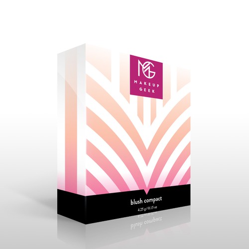 Makeup Geek Blush Box w/ Art Deco Influences Design por HollyMcA