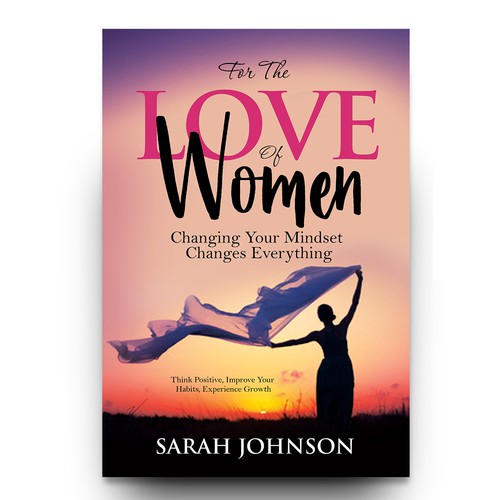 Creative book cover for the ultimate self help guide for women! Design by libzyyy