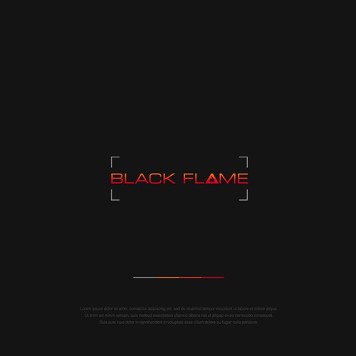 Cool, masculine Logo for company name „Black Flame”-ontwerp door futony