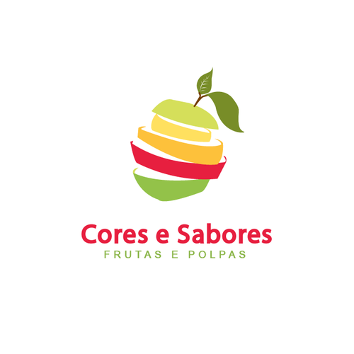 'Cores e Sabores', A Fresh Fruits Company Needs a Logo Logo design