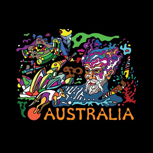 Australian T-shirts Design by krlegend