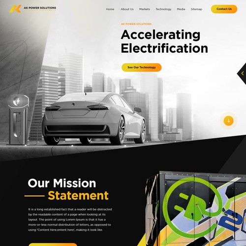 We Need A sharp smart looking Website for a New Energy Company Design by ⚡️unbox.style⚡️